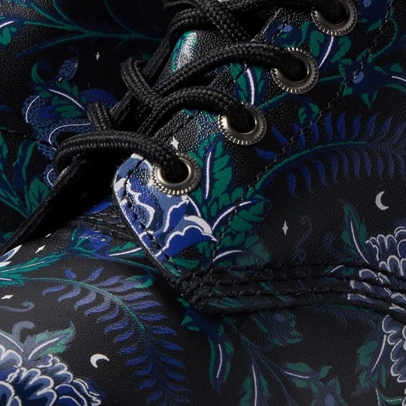 Dr Martens 1460 Pascal Mystic Floral Leather Boots 7 New - Picture 6 of 12